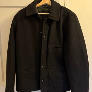 J Crew Men’s Wool Sherpa Lined Winter Coat